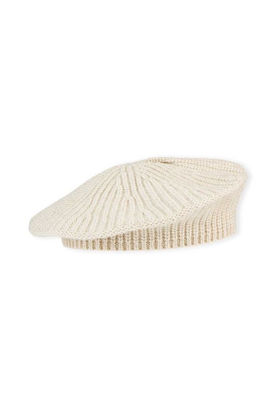 Rib Knit Acc Beret | GANNI