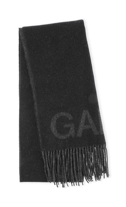 Fringe Logo Scarf | GANNI