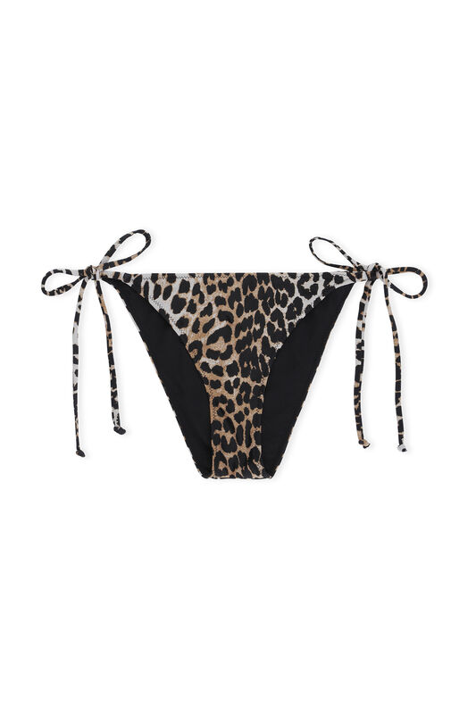 Leopard String Bikini Bottom | GANNI