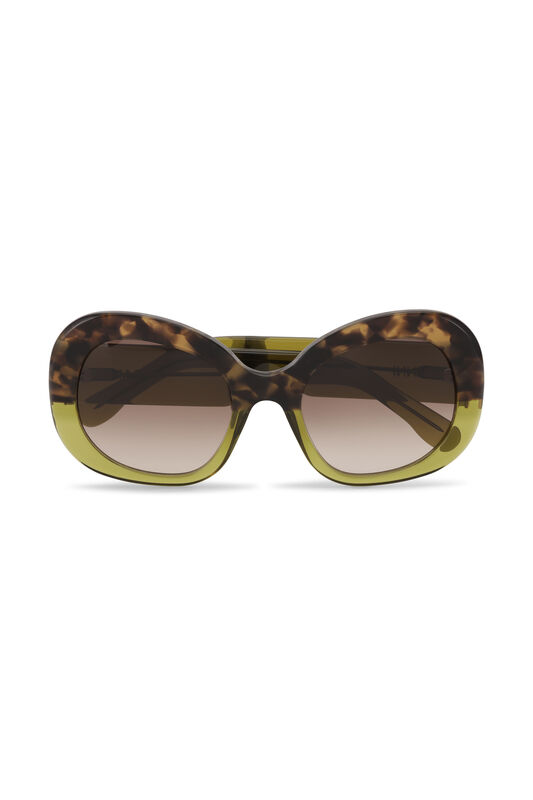 Biodegradable Acetate Oversized Retro Sunglasses | GANNI