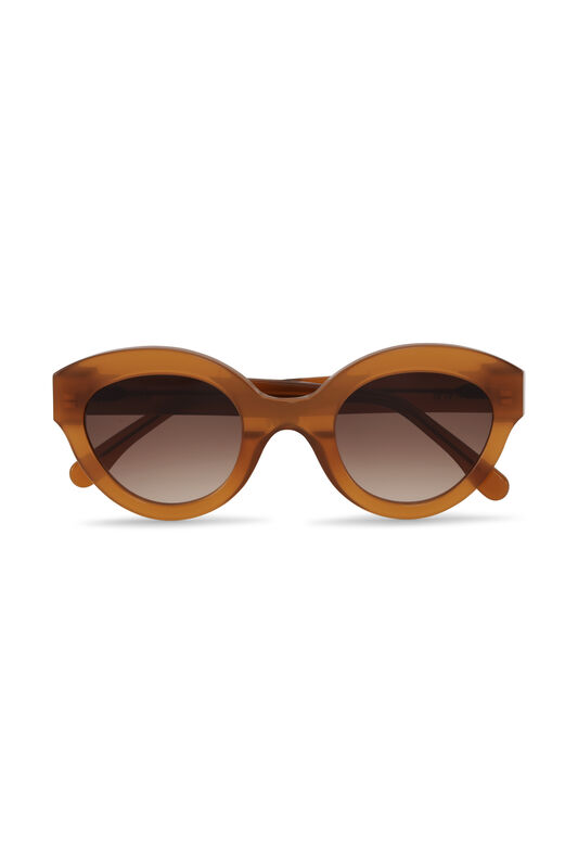 Biodegradable Acetate Chunky Round Sunglasses | GANNI