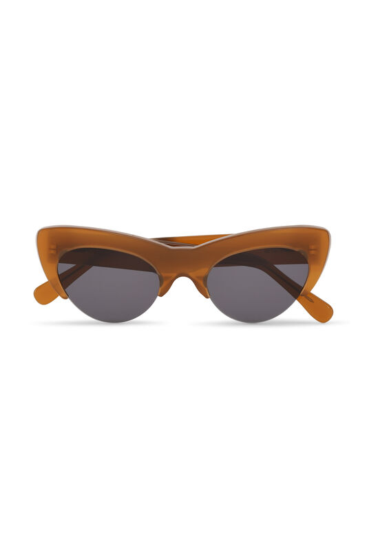 Biodegradable Acetate Cut Cat Sunglasses | GANNI