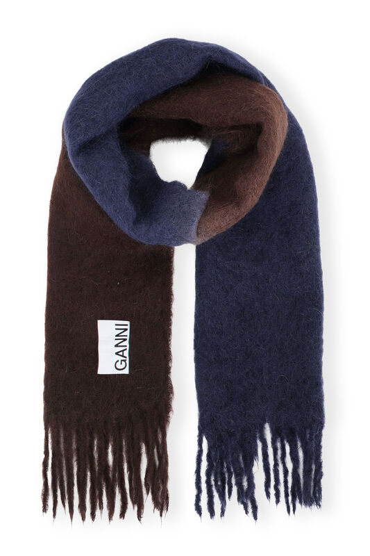 Mohair Fringed Scarf | GANNI