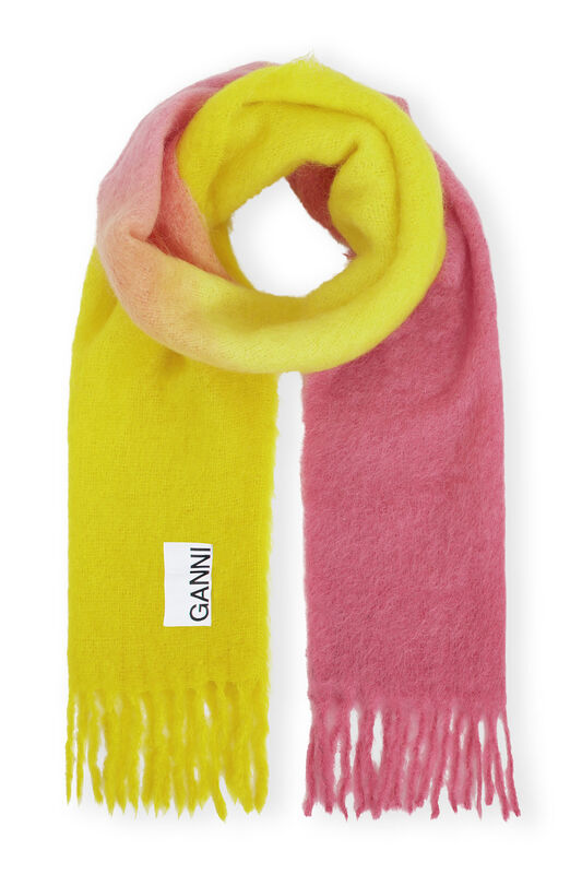 Mohair Fringed Scarf | GANNI