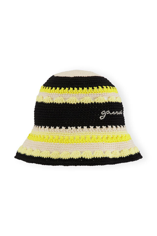 Golden Kiwi Crochet Bucket Hat | GANNI