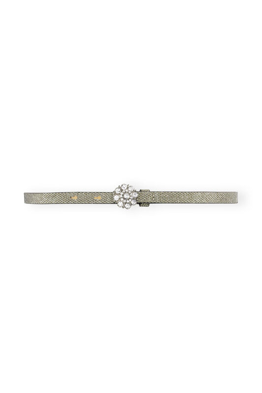 Jewel Thin Glitter Waist Belt | GANNI