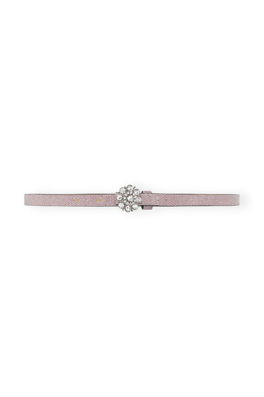 Jewel Thin Glitter Waist Belt | GANNI