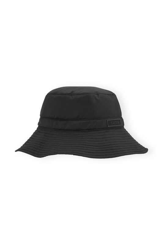 Black Black Tech Bucket Hat | GANNI