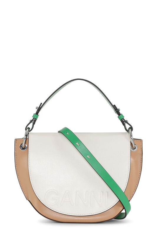 Colorblock Banner Saddle Bag | GANNI