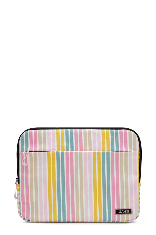 Striped Laptop Sleeve 13" | GANNI