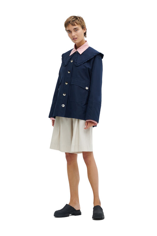 Sky Captain Cotton Canvas Jacket | GANNI