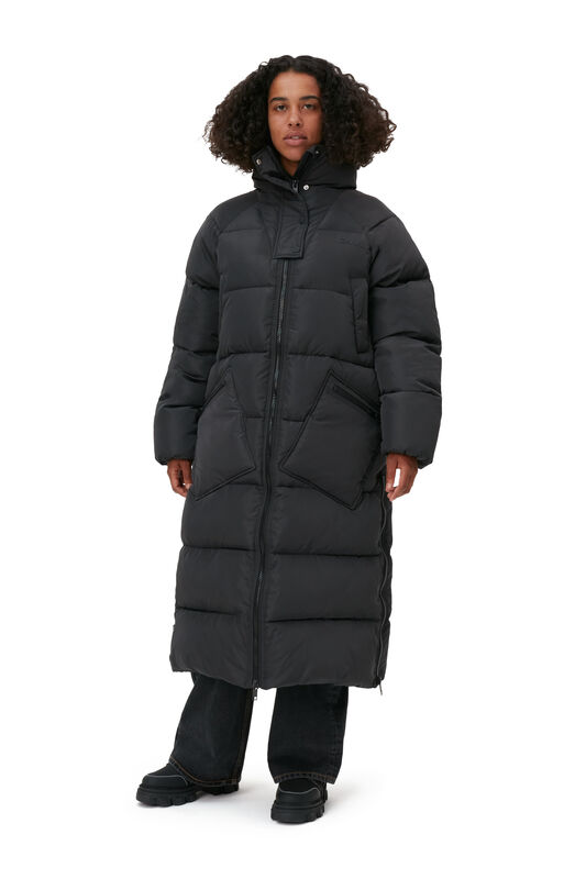 Oversized Tech Puffer Coat | GANNI