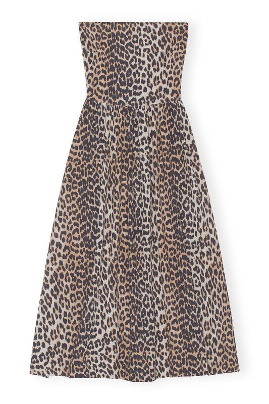 Leopard Tieband Multifunctional Dress | GANNI