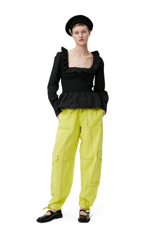 Sulphur Spring Light Slub Pocket Pants | GANNI