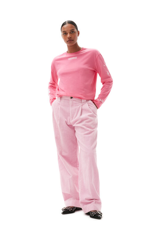 Lilac Sachet Corduroy Pants | GANNI