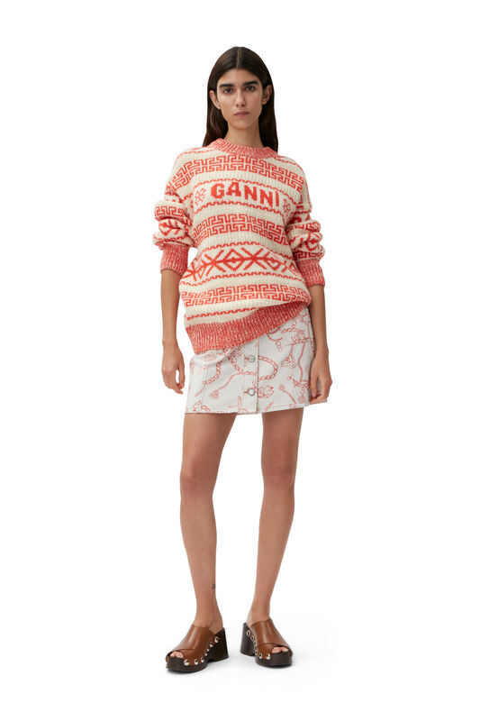 Egret Wool Pullover | GANNI