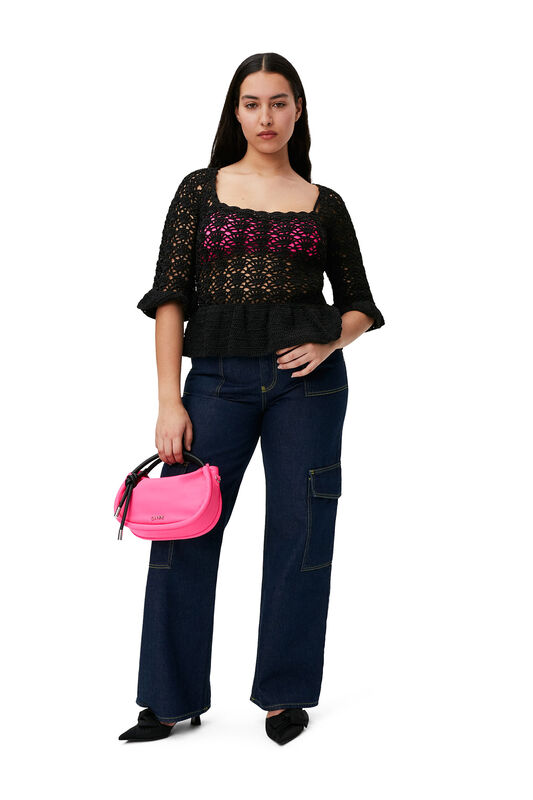 Black Crochet Top | GANNI