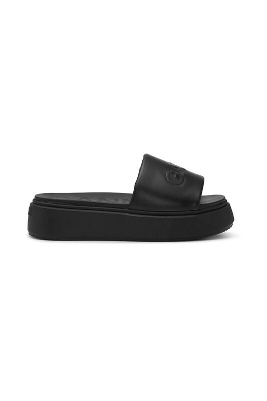 Black VEGEA Slide Sandals | GANNI