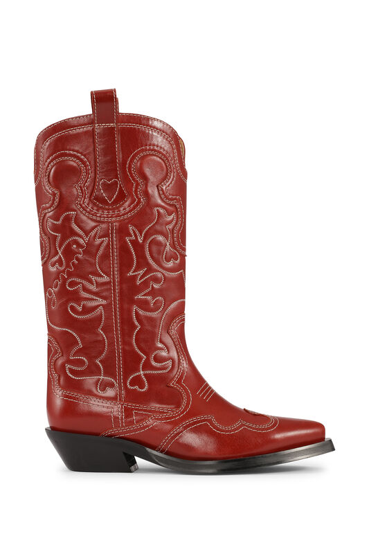 Embroidered Western Boots | GANNI