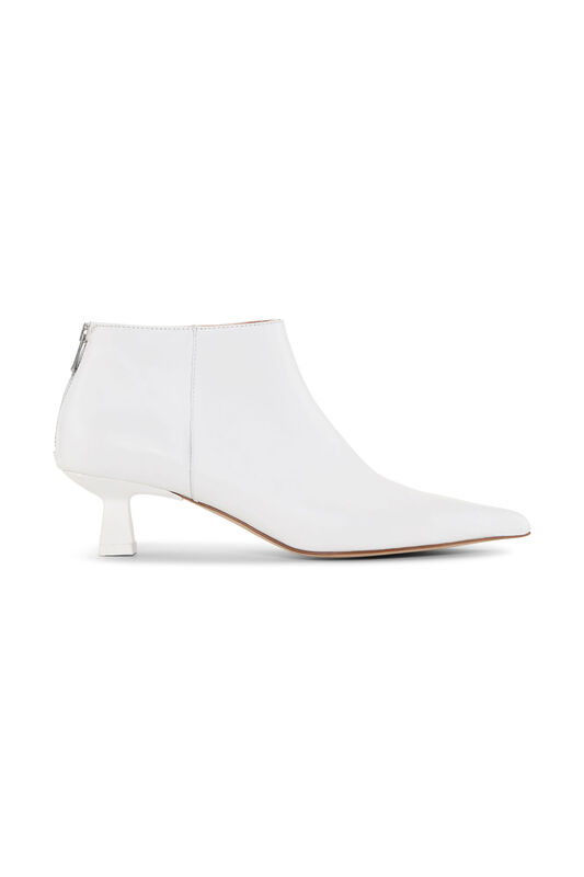 Egret Soft Pointy Crop Boots | GANNI