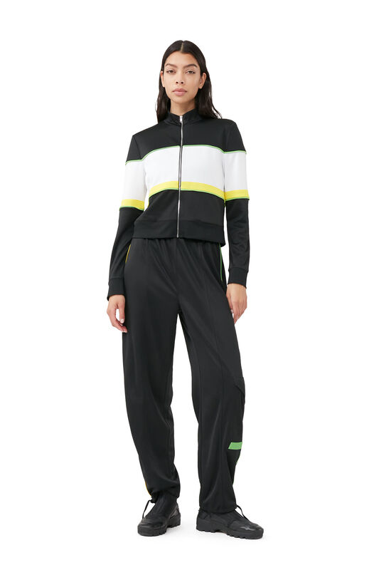 Sporty Jersey Tracksuit Jacket | GANNI