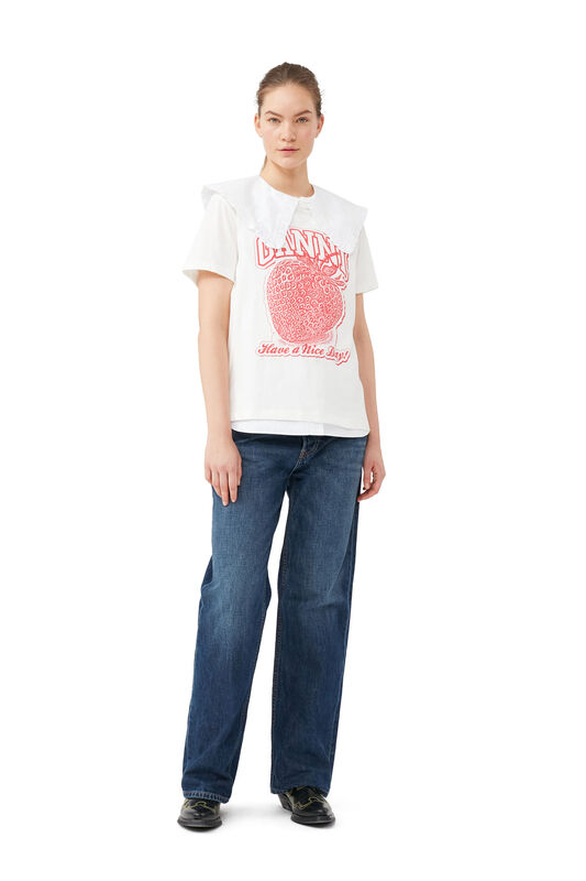 Strawberry Relaxed T-shirt | GANNI